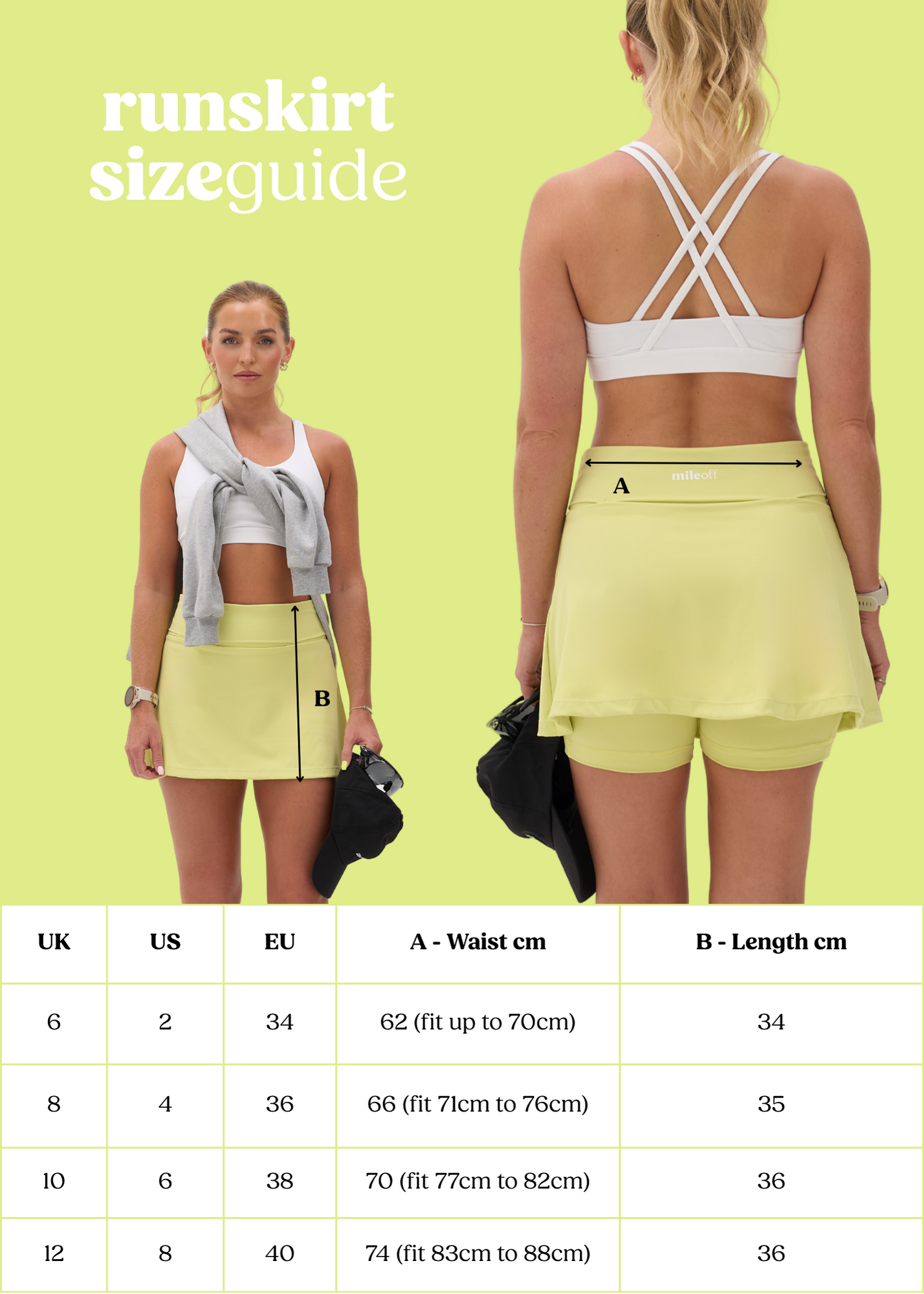 The Ultimate Run Skirt in Lilac