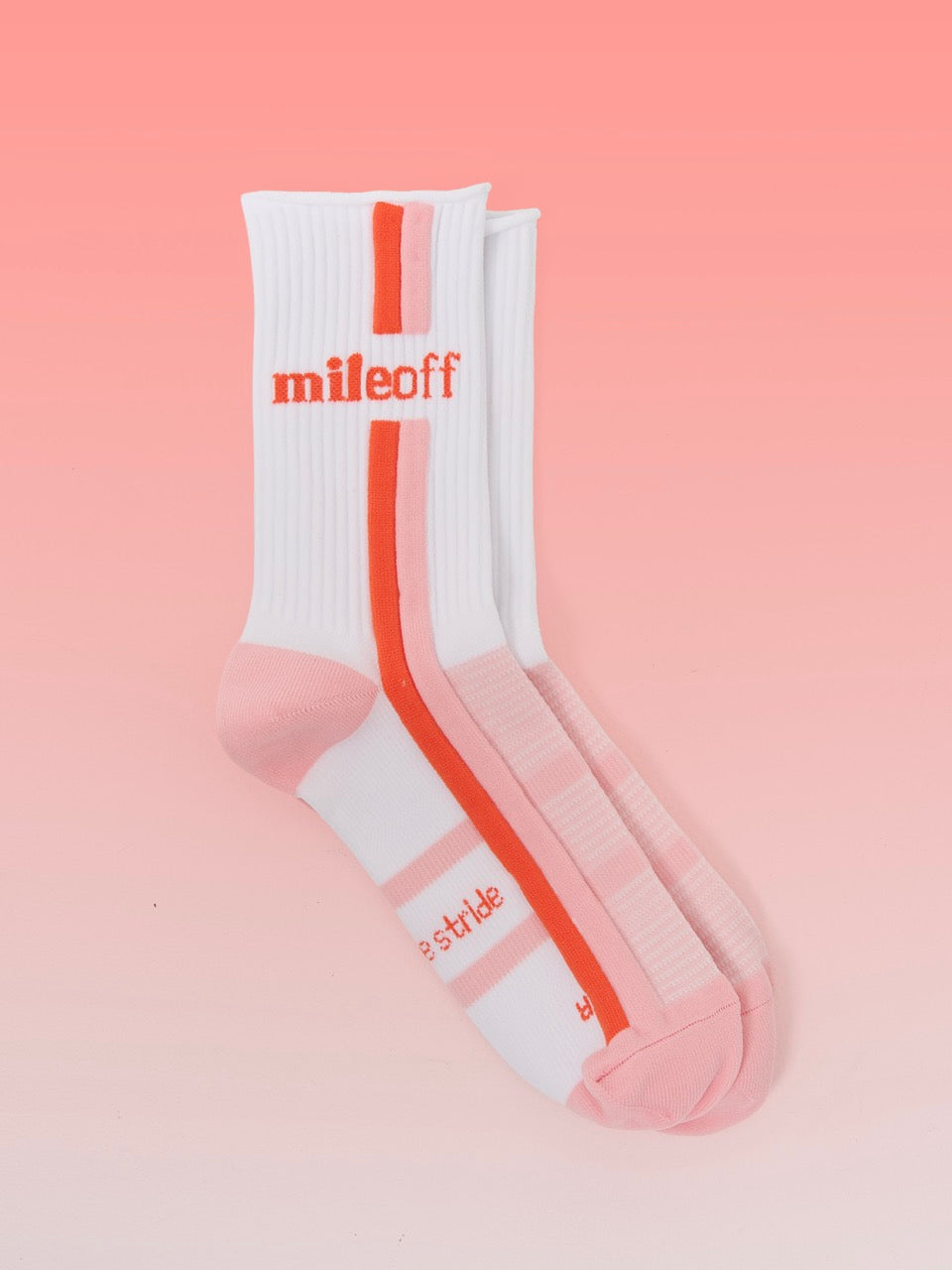 Striped Watermelon and Strawberry Socks