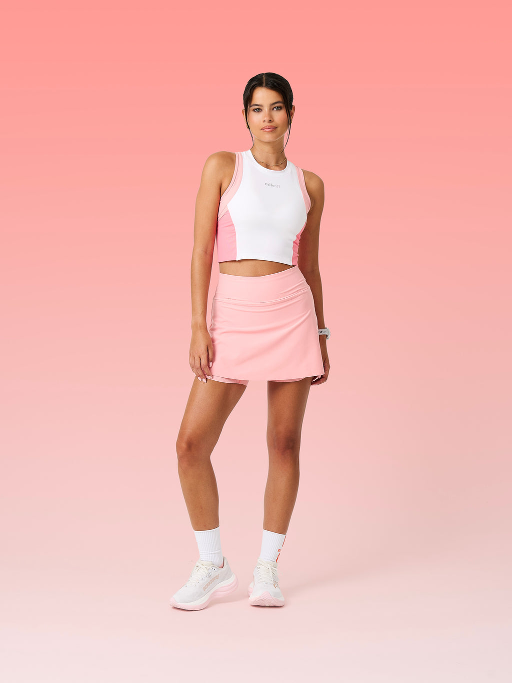 The Ultimate Run Skirt in Strawberry Cream