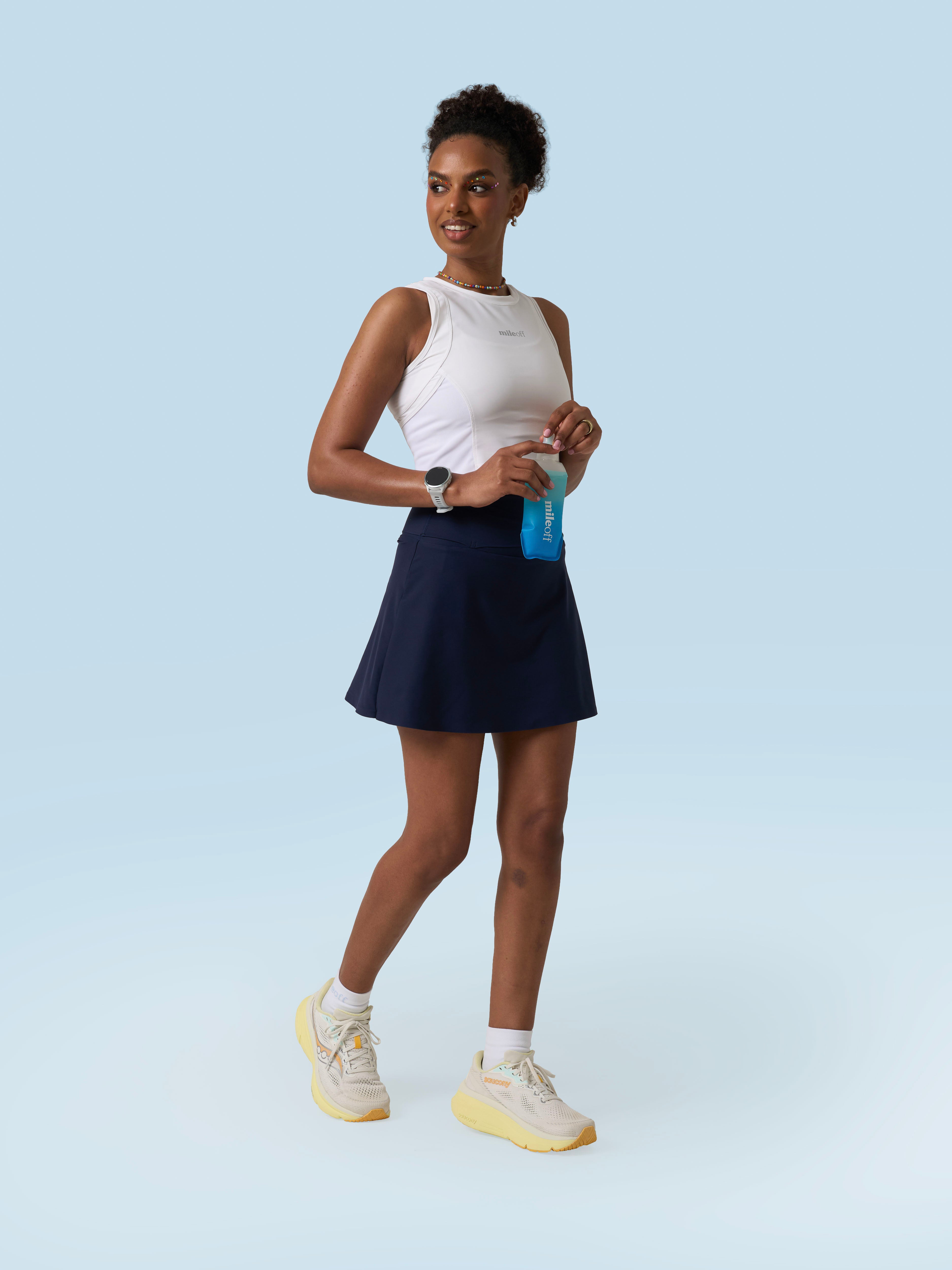 The Ultimate Run Skirt in Midnight Dream