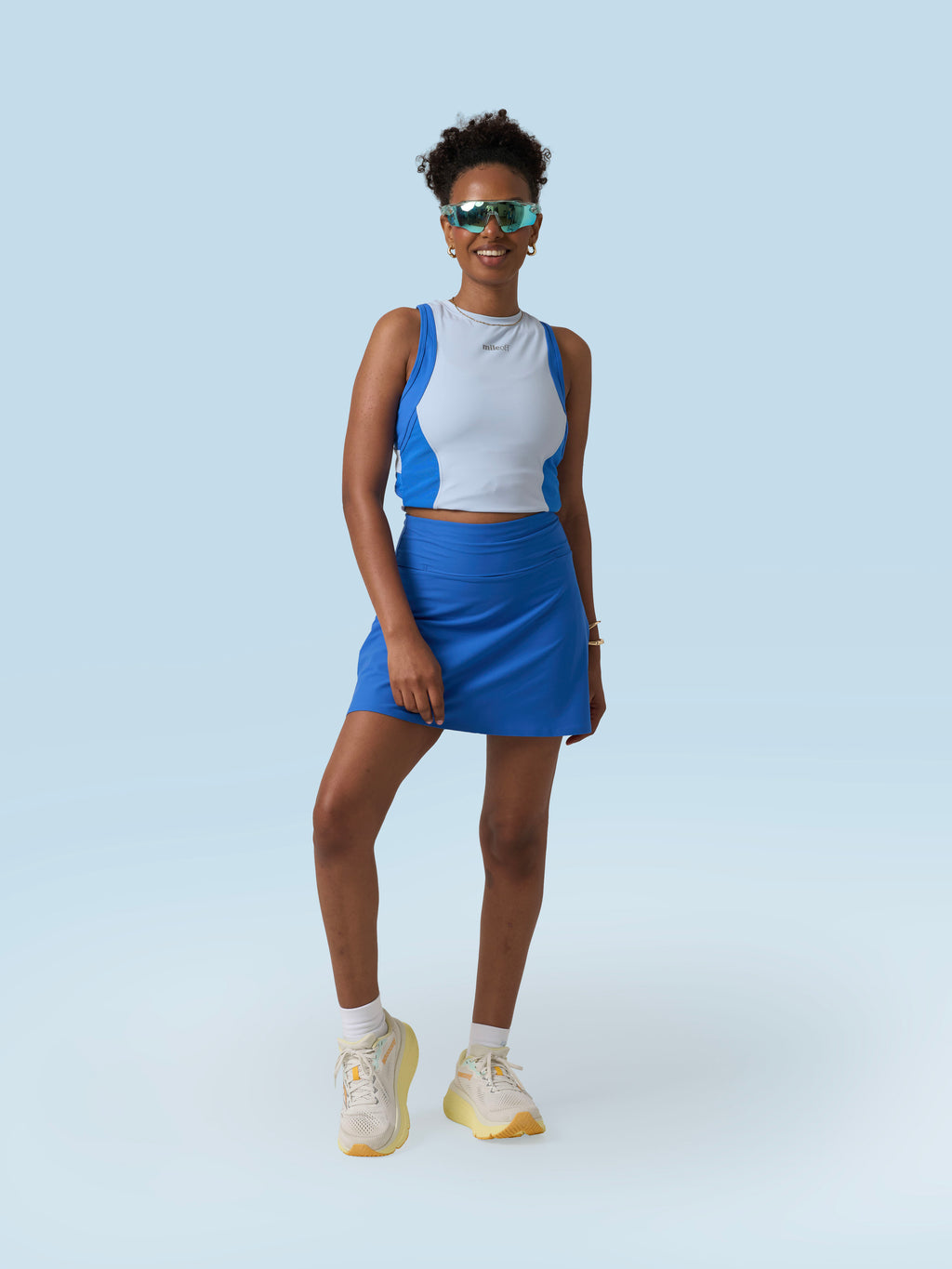 The Ultimate Run Skirt in Ocean Bloom