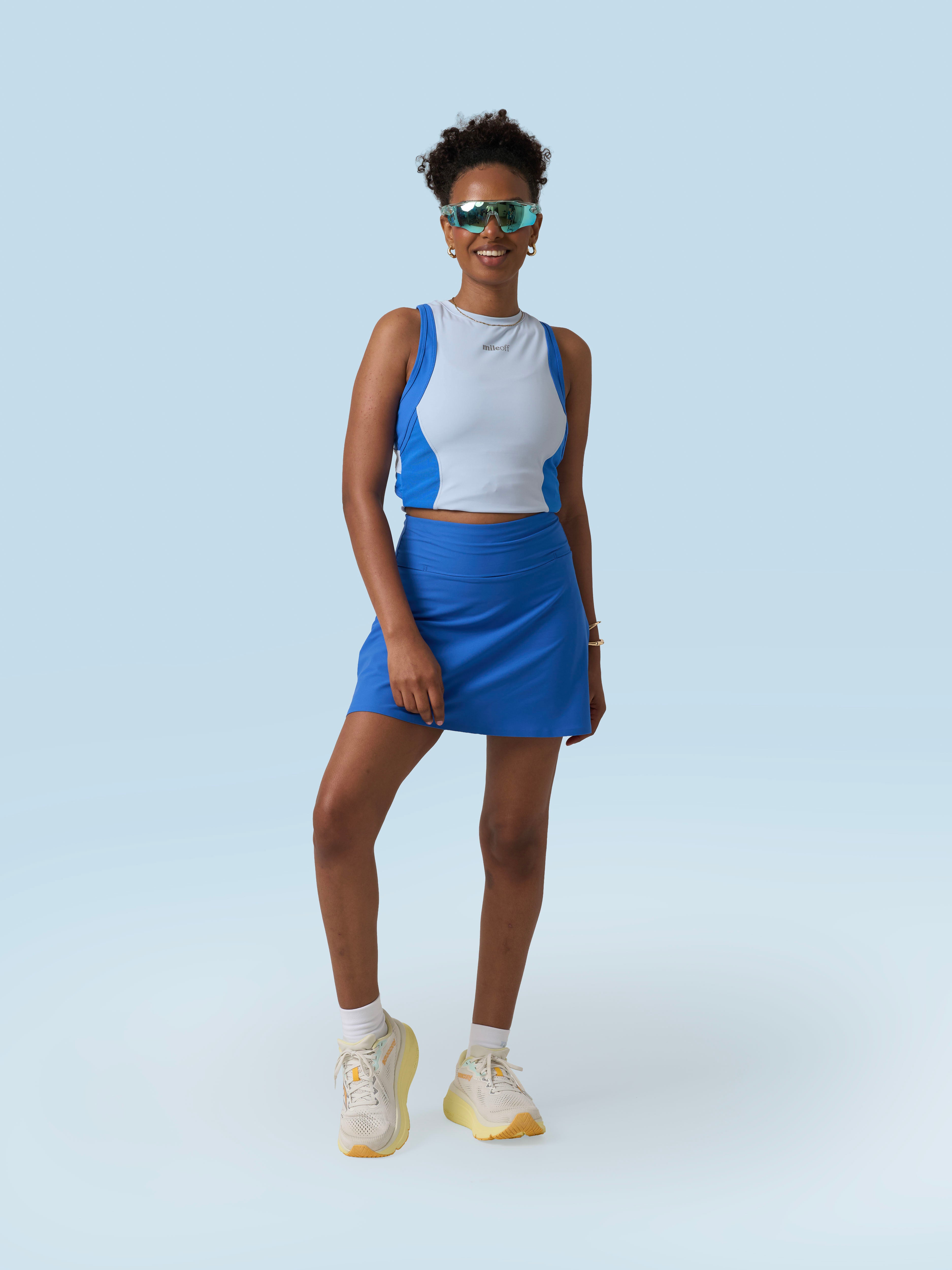 The Ultimate Run Skirt in Ocean Bloom