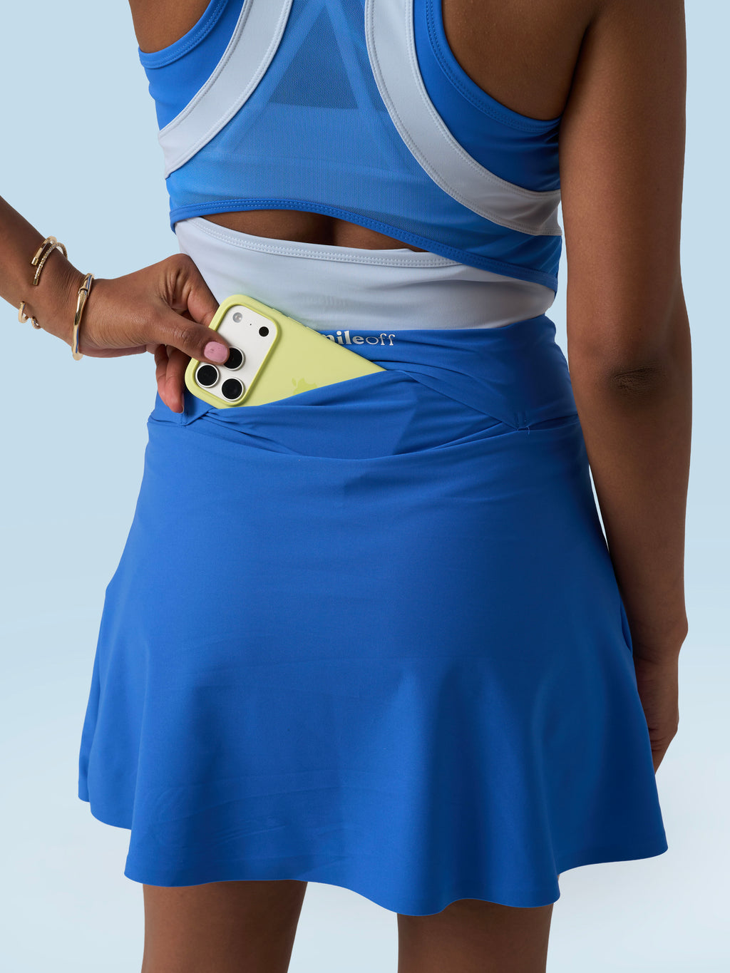 The Ultimate Run Skirt in Ocean Bloom
