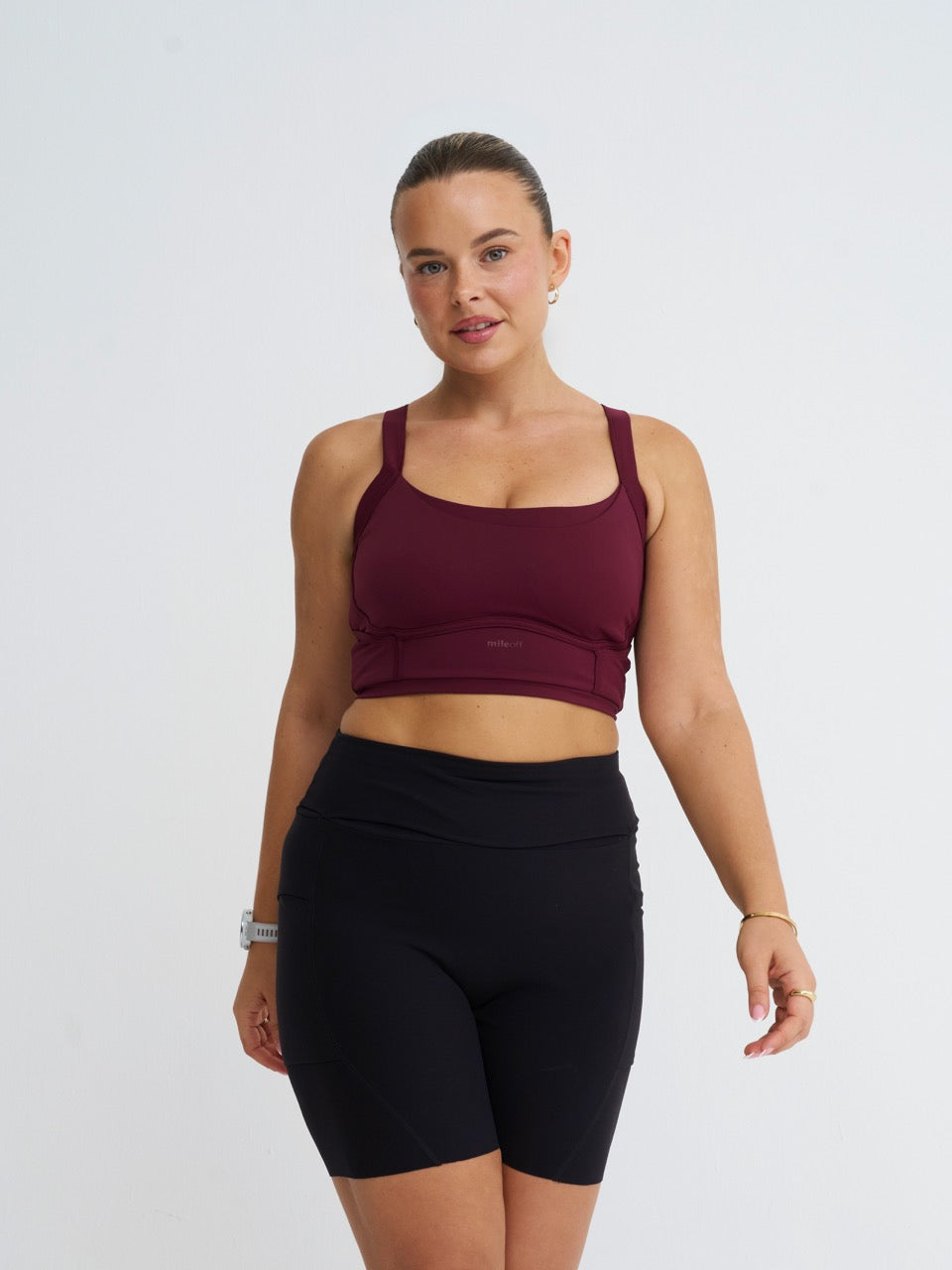 Padded Bralette in Raspberry
