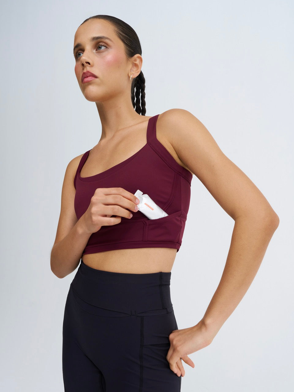 Padded Bralette in Raspberry