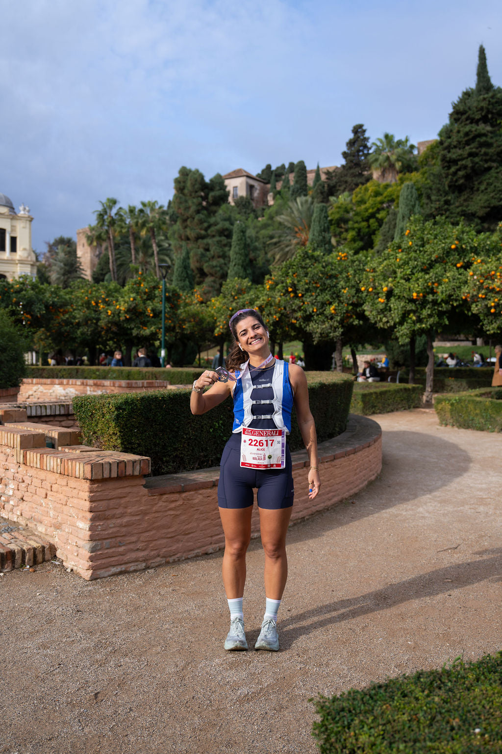 Hydration Run Vest in Cobalt Blue