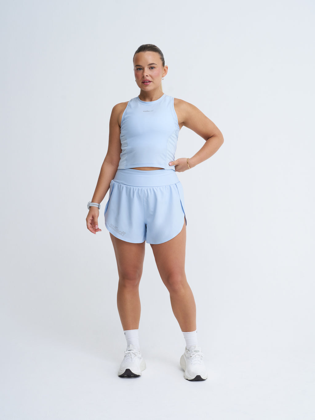 Flowy Short in Blue Frost