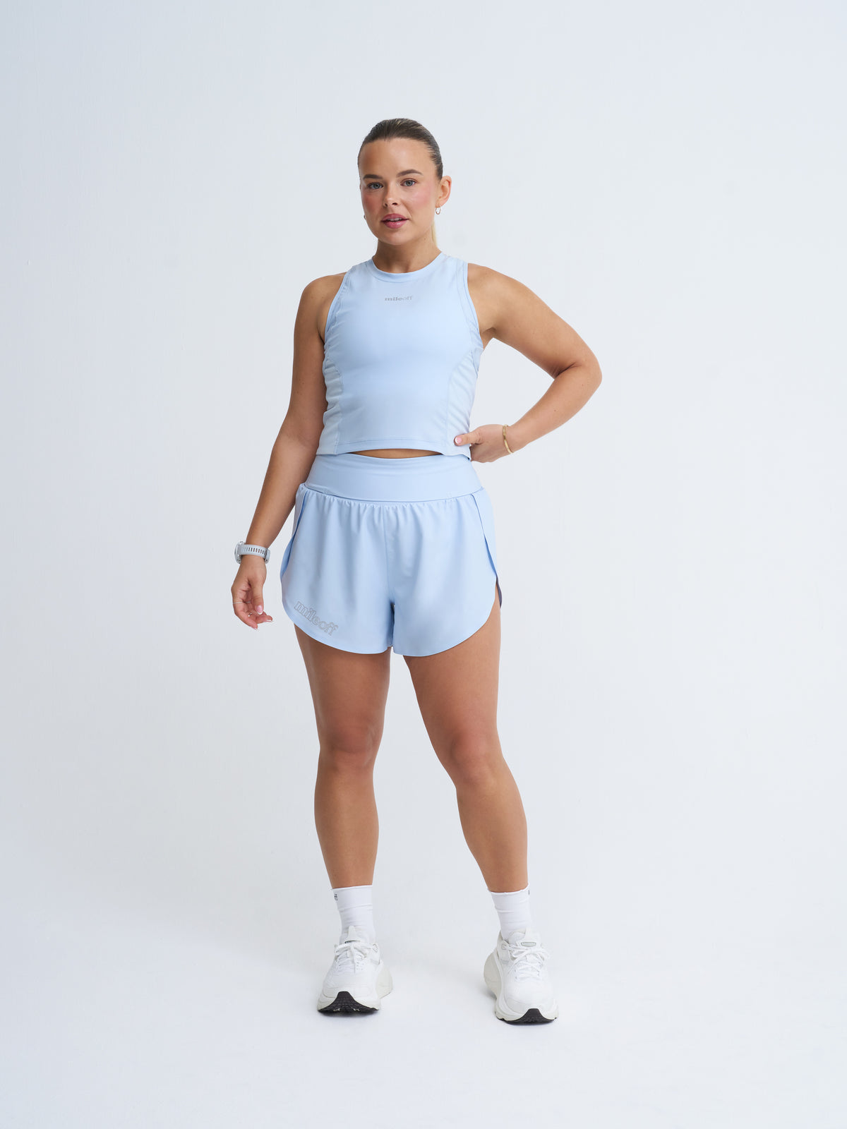 Flowy Short in Blue Frost