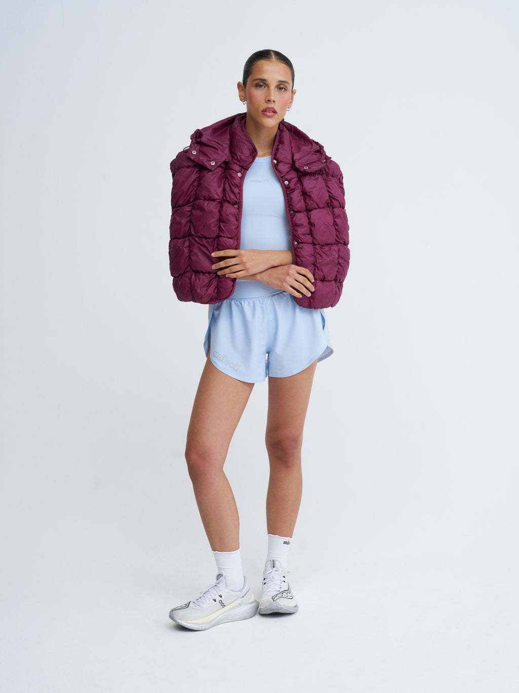 Flowy Short in Blue Frost