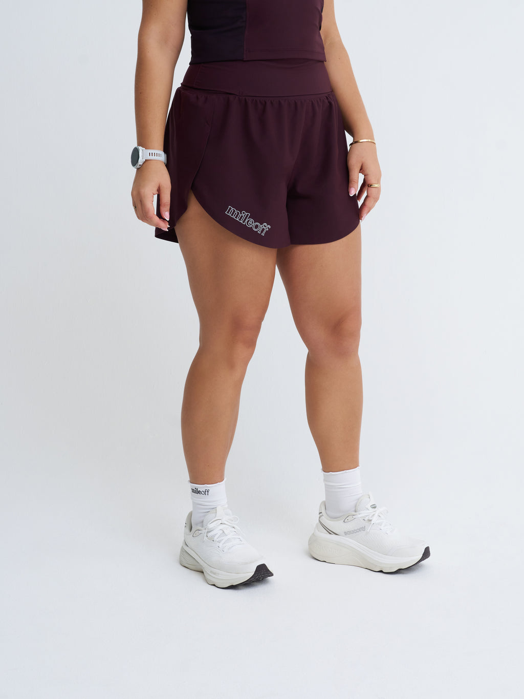 Flowy Short in Burgundy Bliss