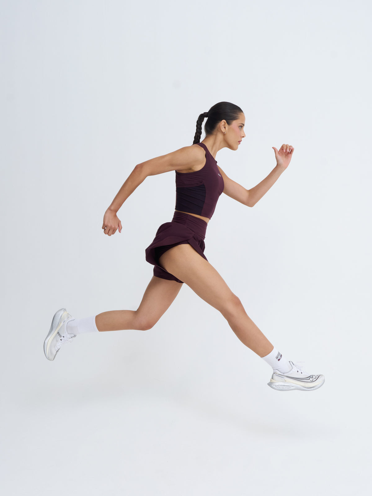 Flowy Short in Burgundy Bliss
