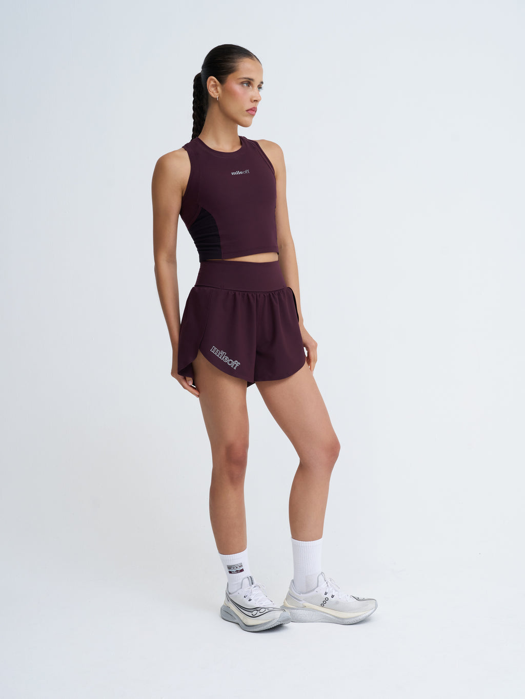 Flowy Short in Burgundy Bliss