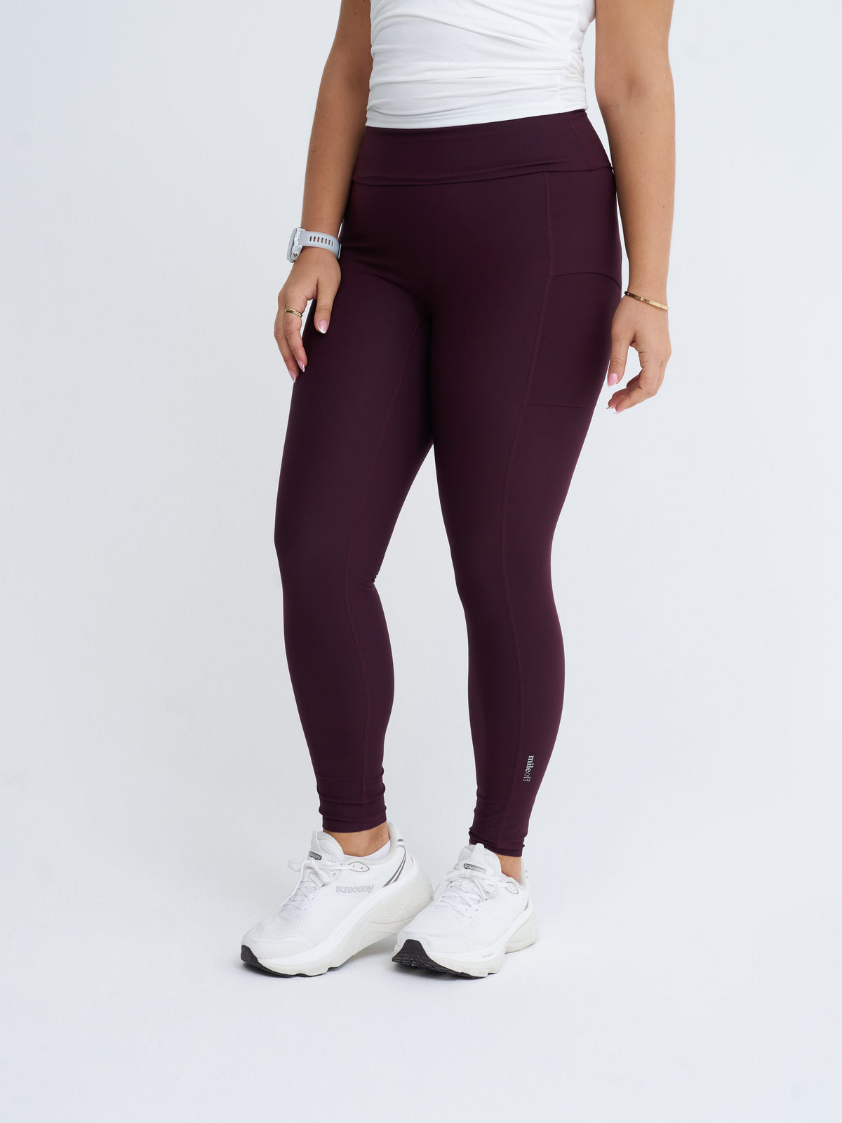 Ultimate Running Legging in Burgundy Bliss