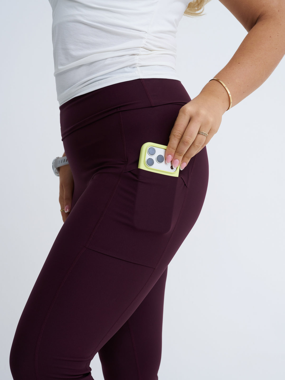 Ultimate Running Legging in Burgundy Bliss