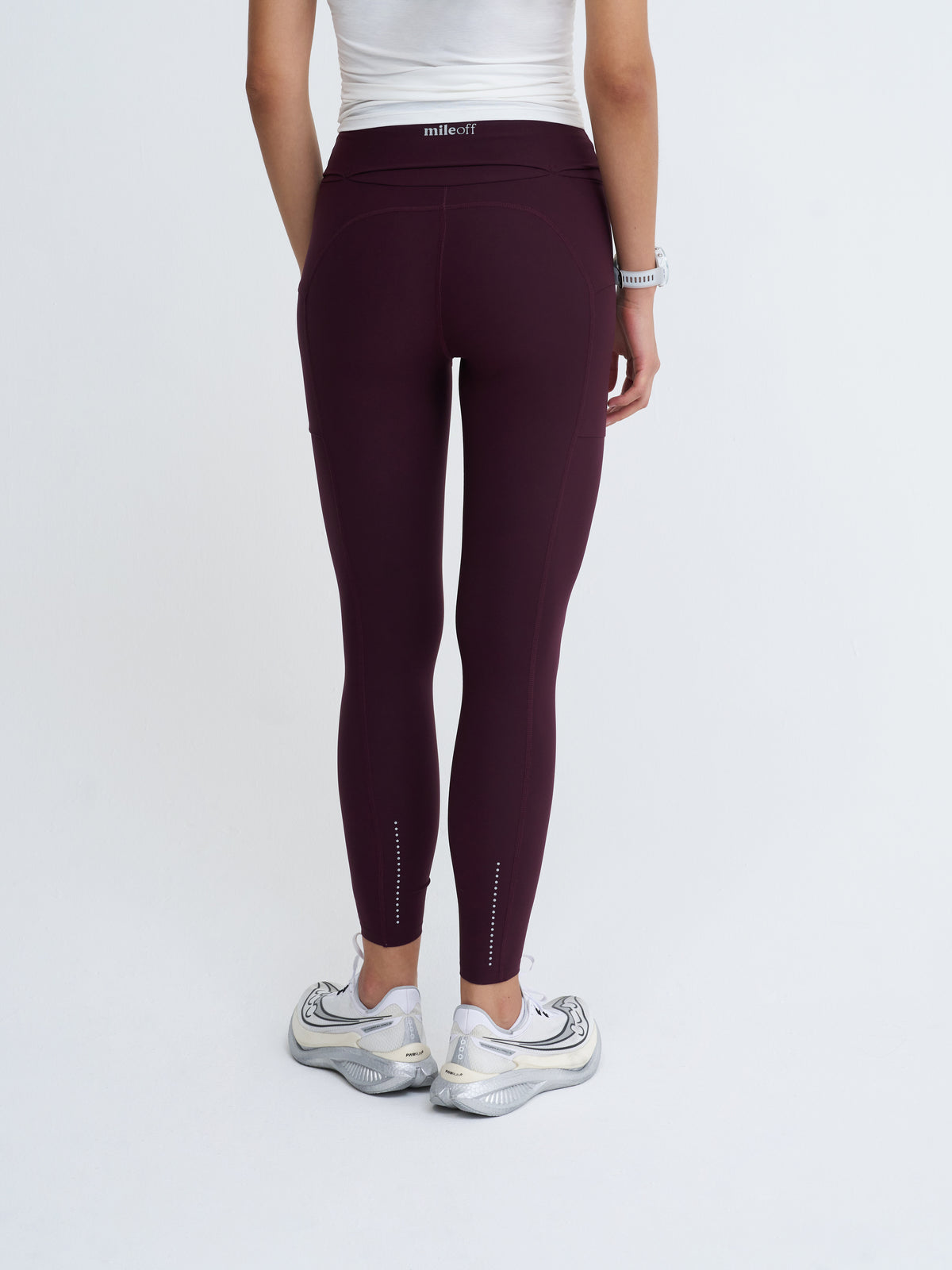 Ultimate Running Legging in Burgundy Bliss