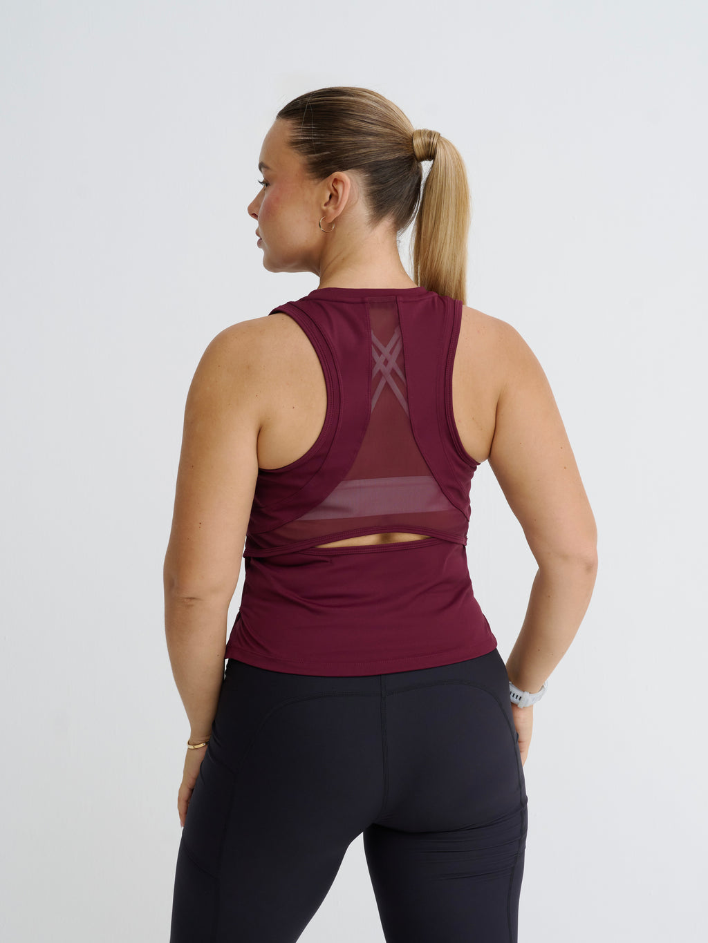 Run Tank Top in Raspberry