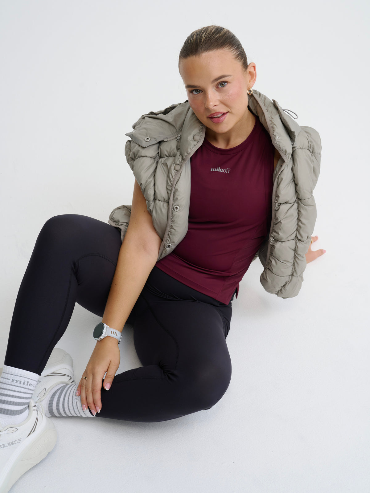 Run Tank Top in Raspberry