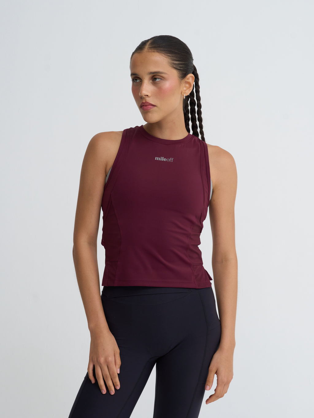 Run Tank Top in Raspberry