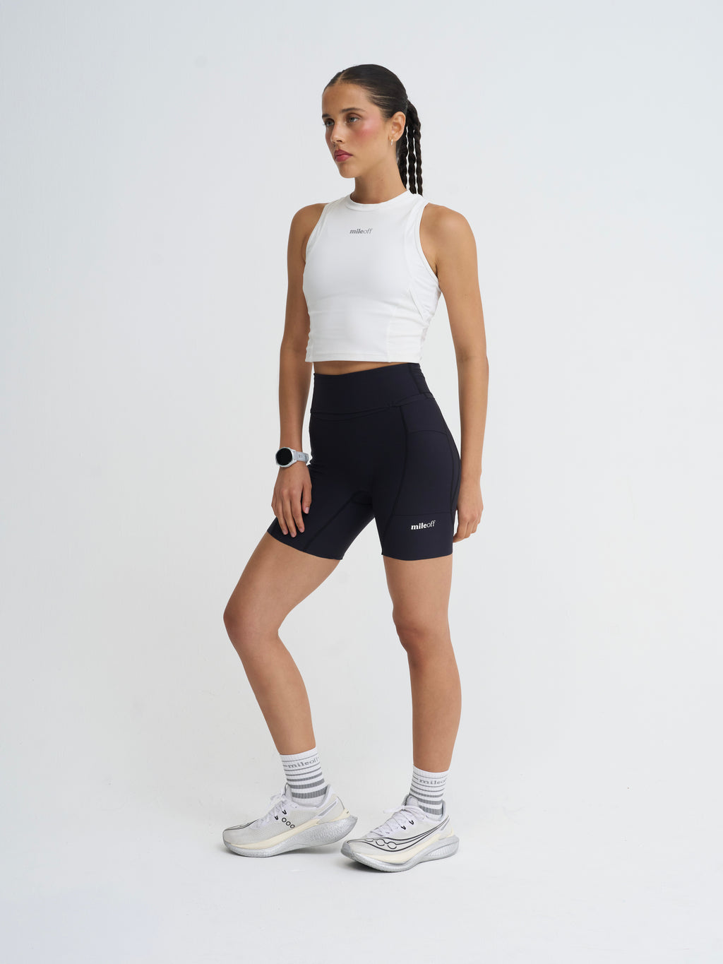 The Ultimate Tight Running Short in Black 2.0