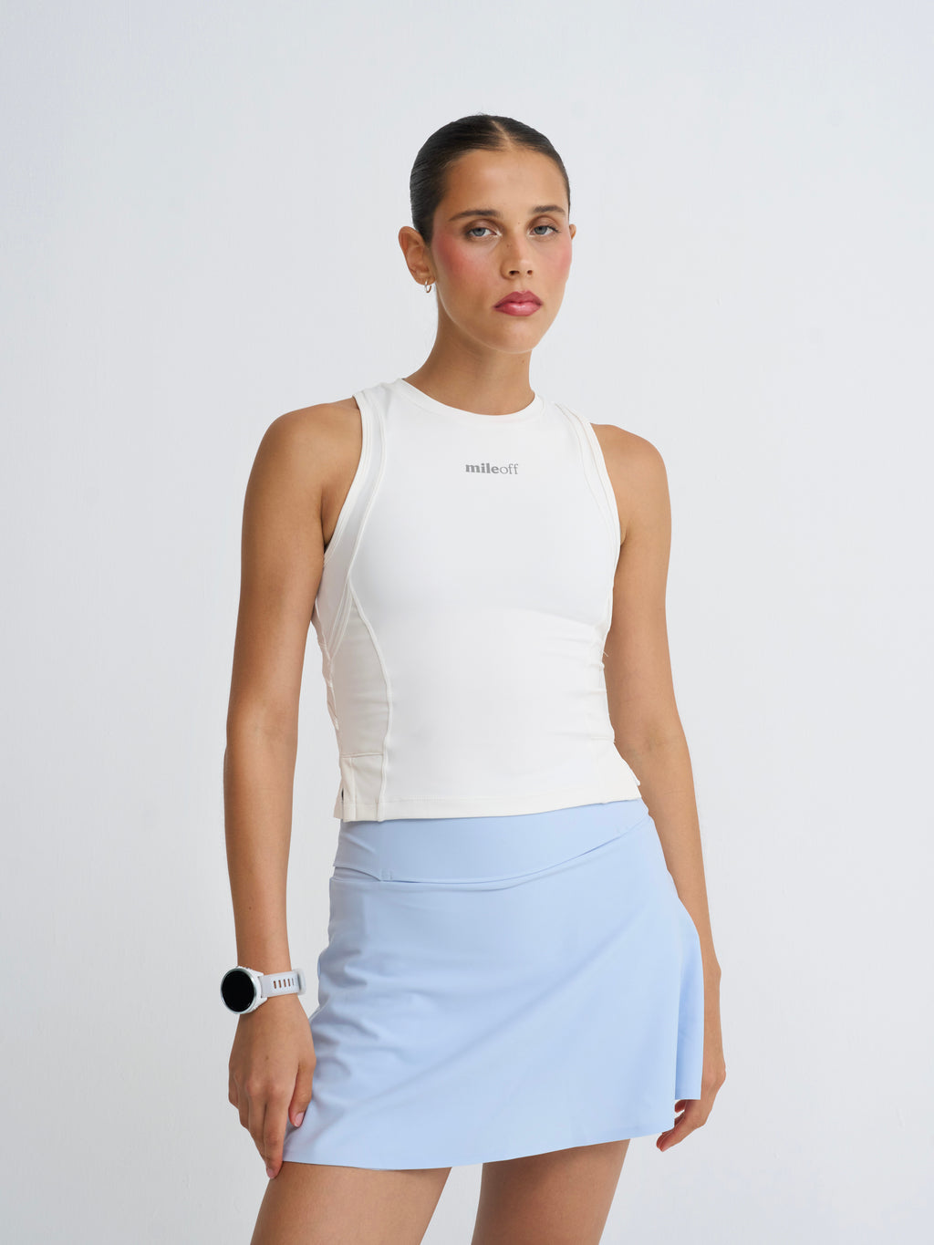 Run Tank Top in White