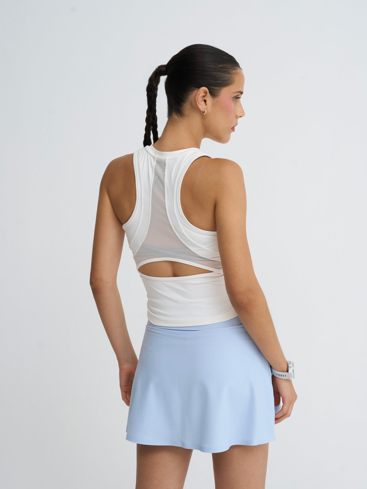 Run Tank Top in White