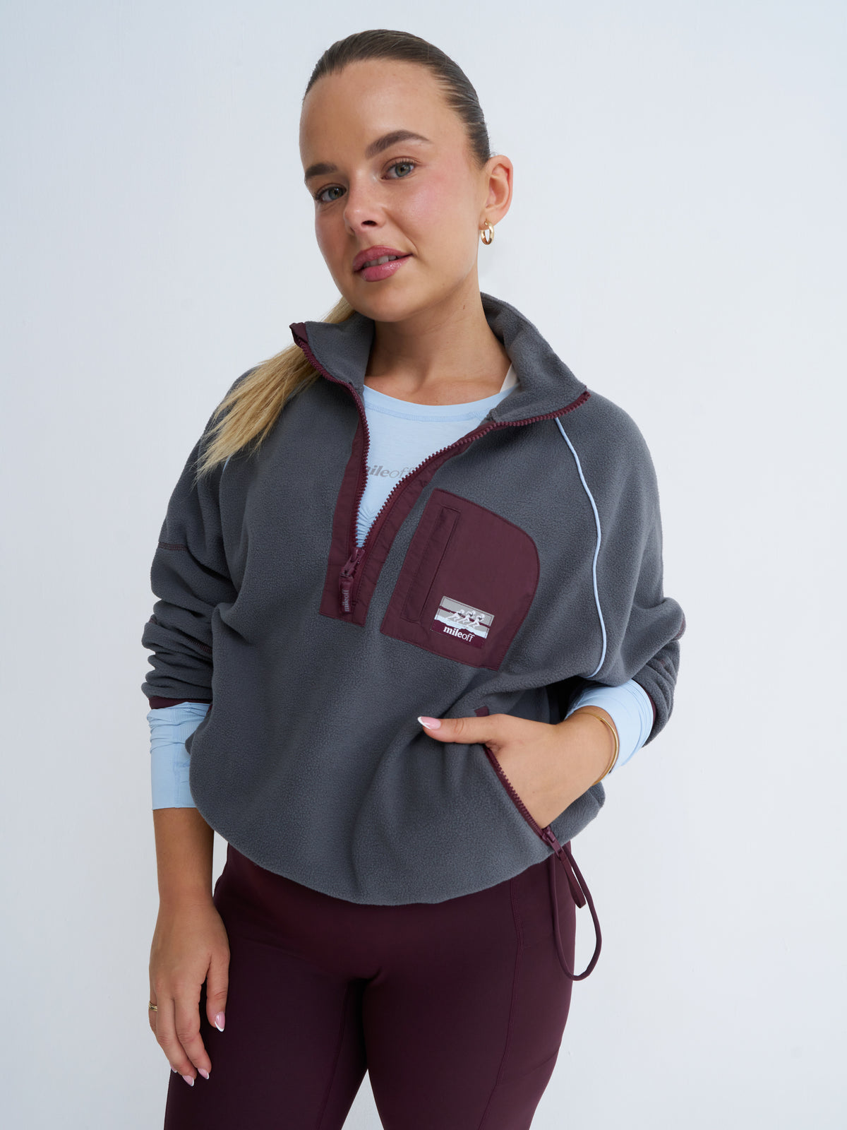 Half-Zip Micro Run Fleece
