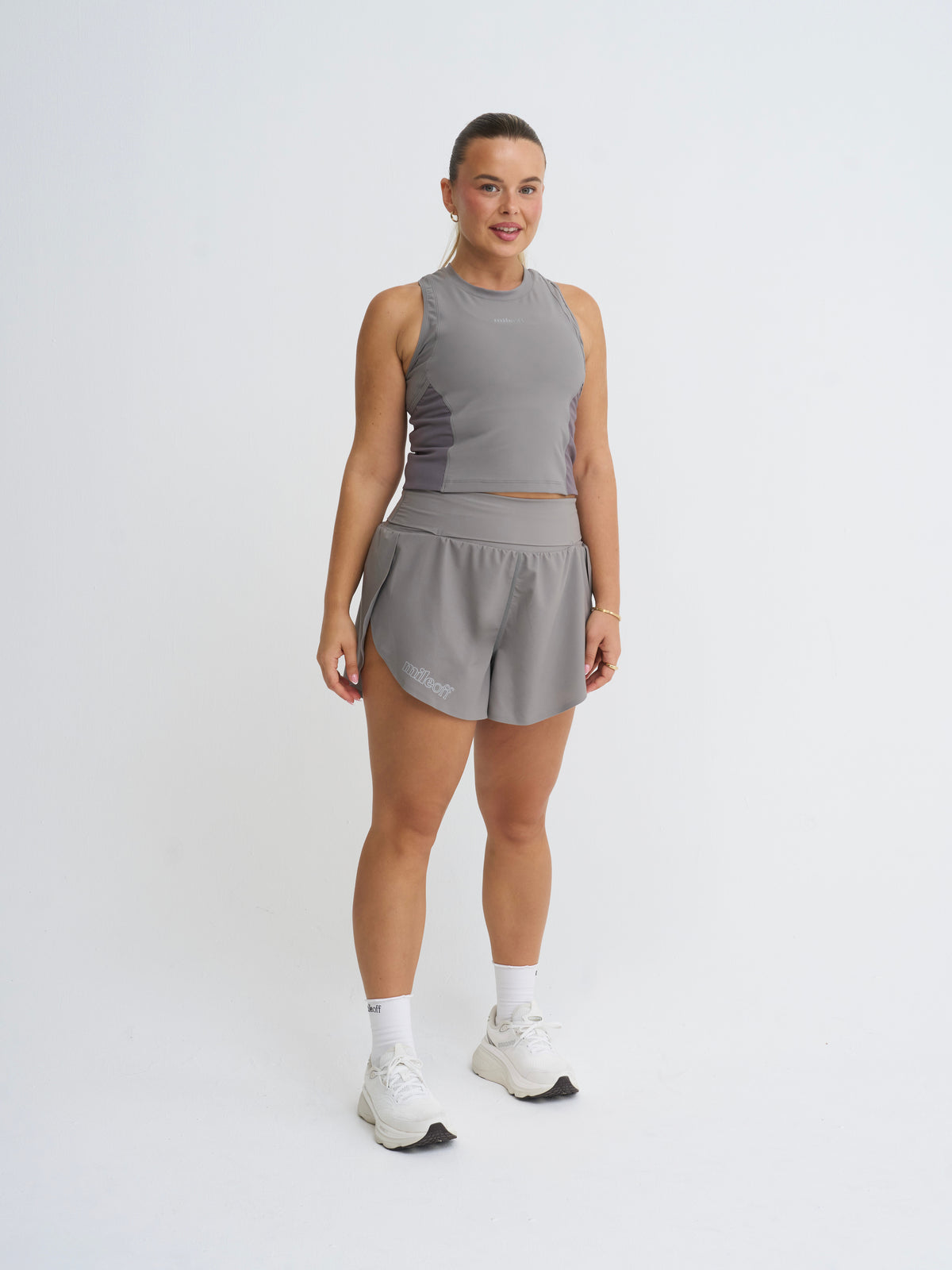grey cropped tank