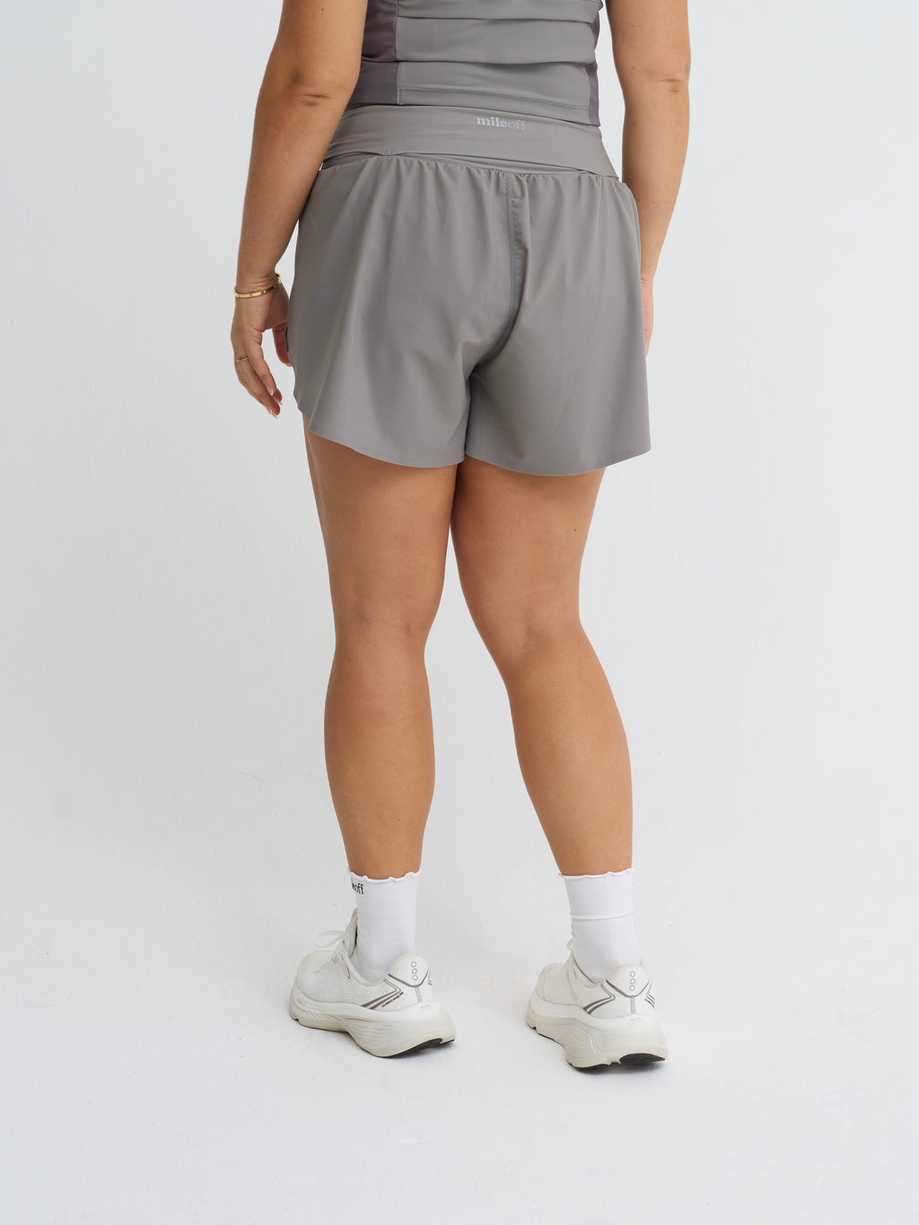 Flowy Short in Grey Haze