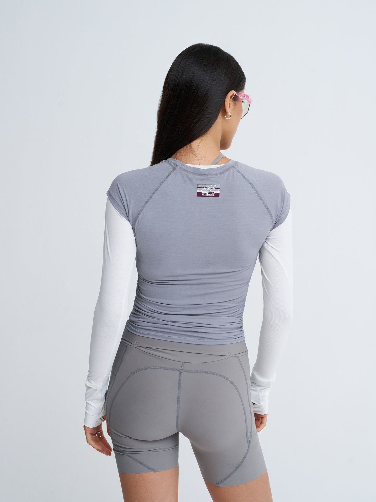 The Ultimate Tight Running Short in Grey Haze