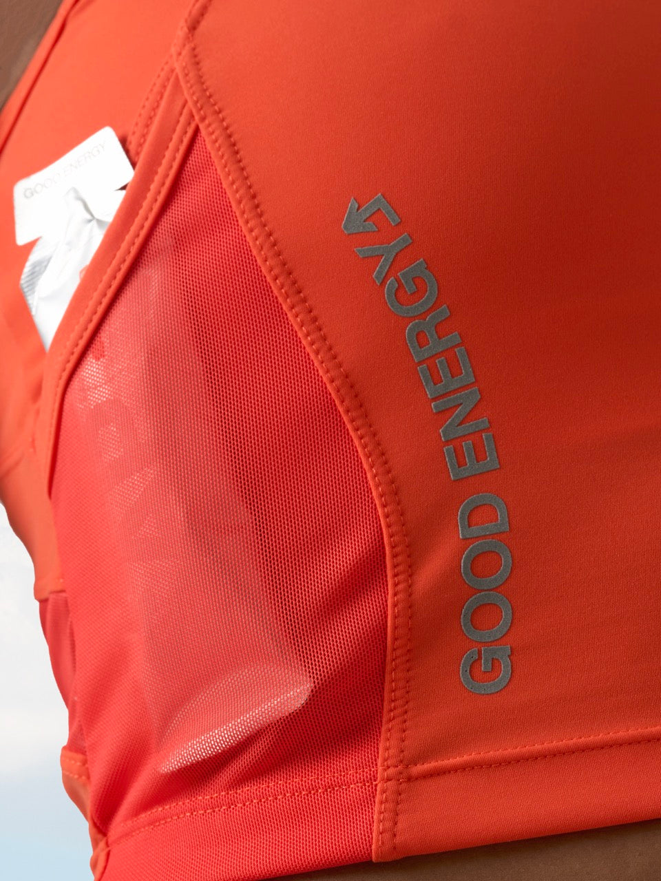 'Bundle of Good Energy' SAP Cropped Race Tank