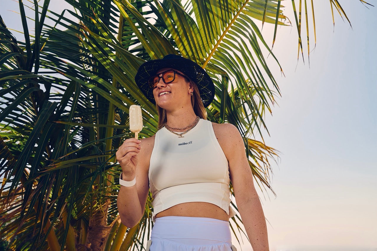 Run Tank Top in White