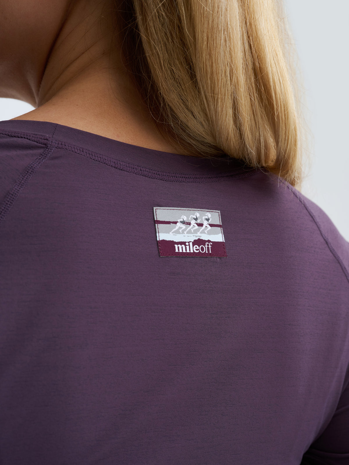 Long Sleeve Run Layer in Burgundy Bliss
