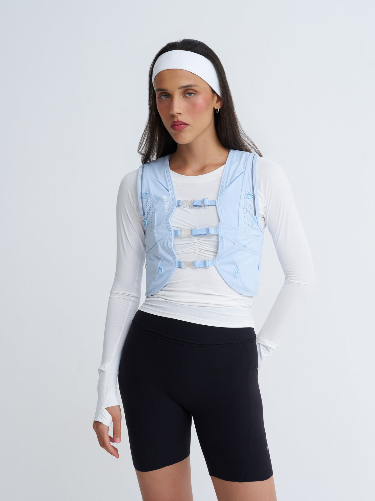 Hydration Run Vest in Blue Frost