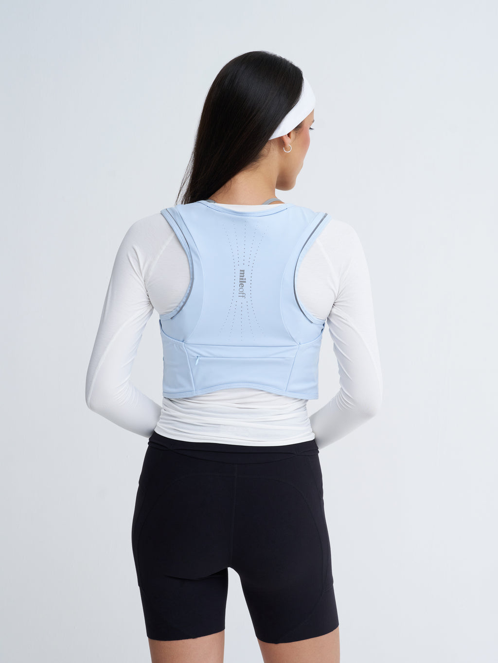 Hydration Run Vest in Blue Frost