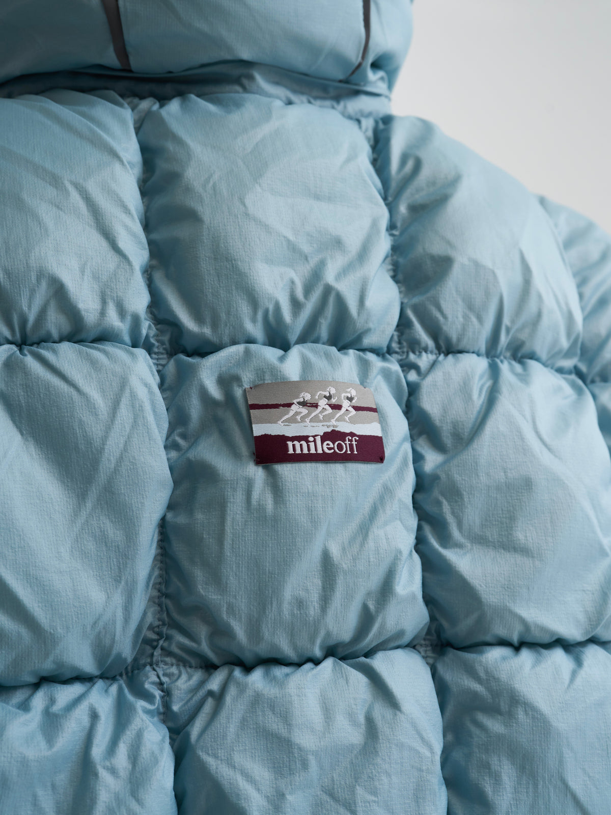 RunPuff Quilted Body Warmer in Blue Frost
