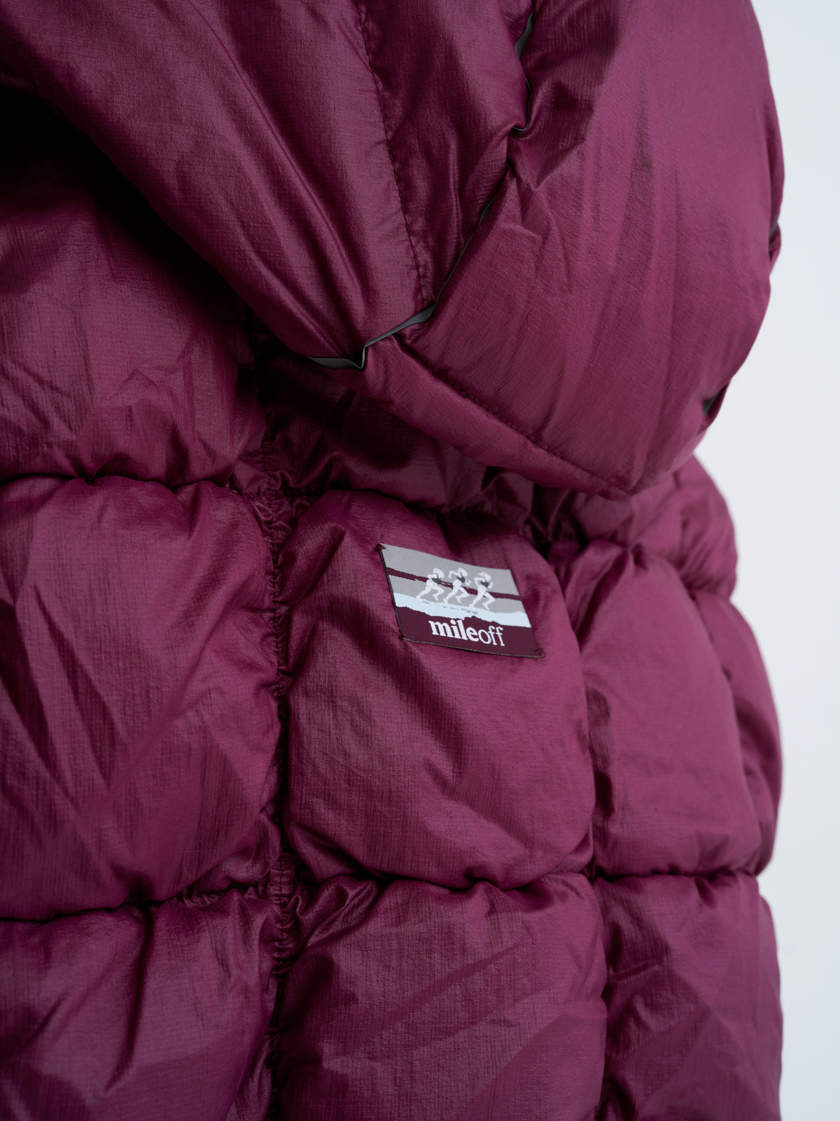 RunPuff Quilted Body Warmer in Raspberry