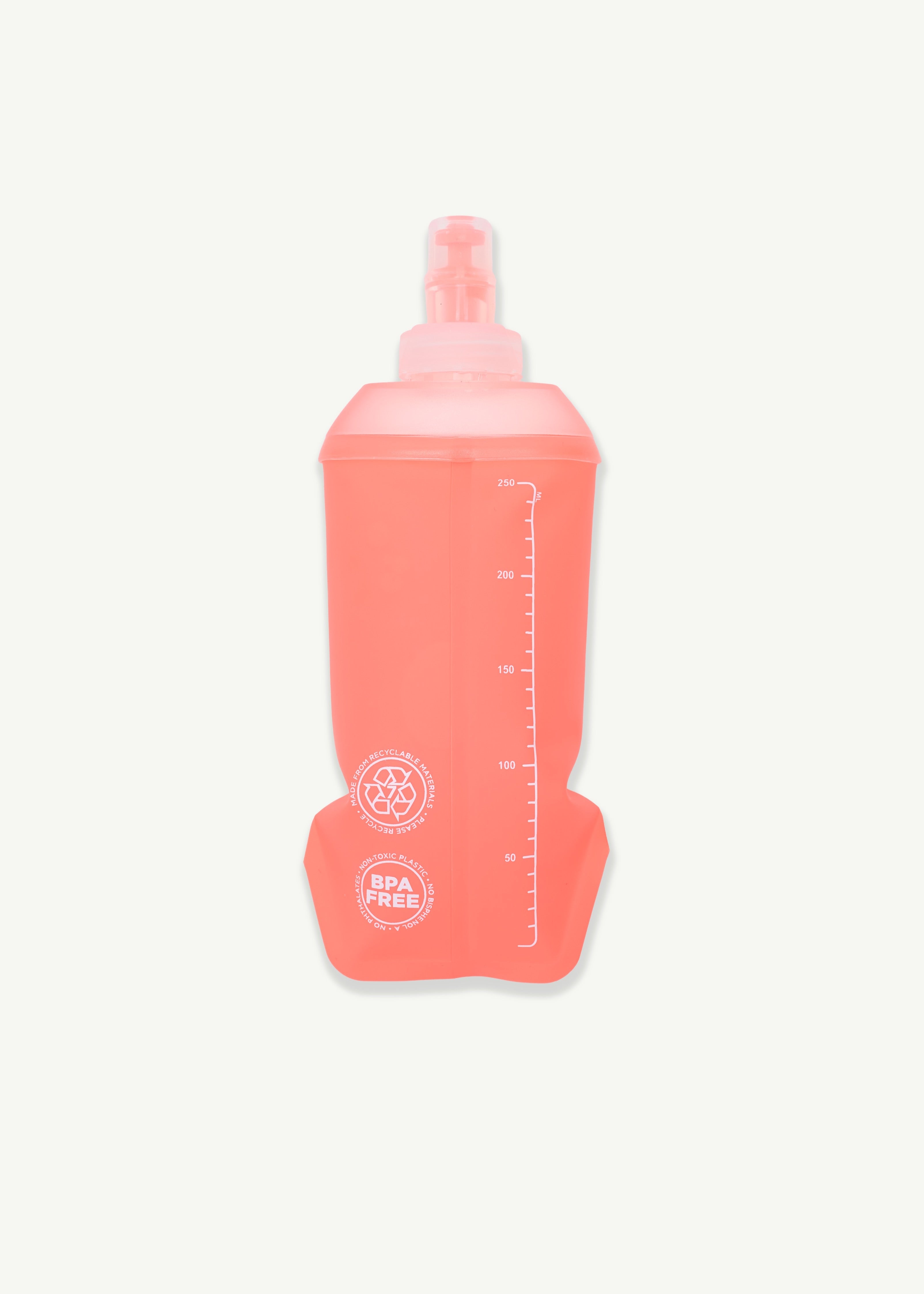 Squishy Soft flask in corrale back