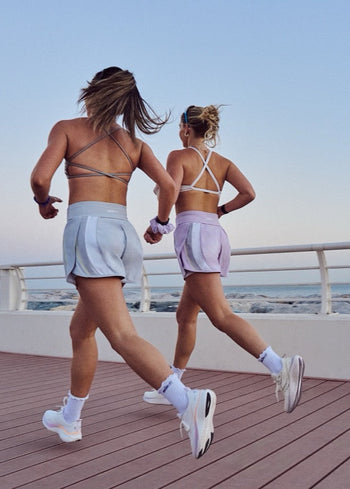 The Ultimate Running Short in Sky Grey girls running backs