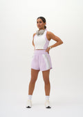 The ultimate running shorts in lilac front
