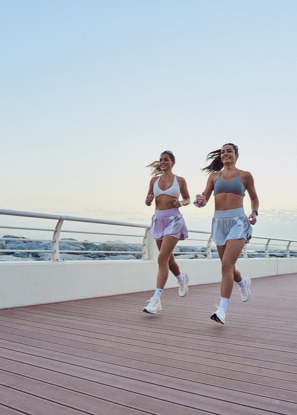 The ultimate running shorts in lilac girls running