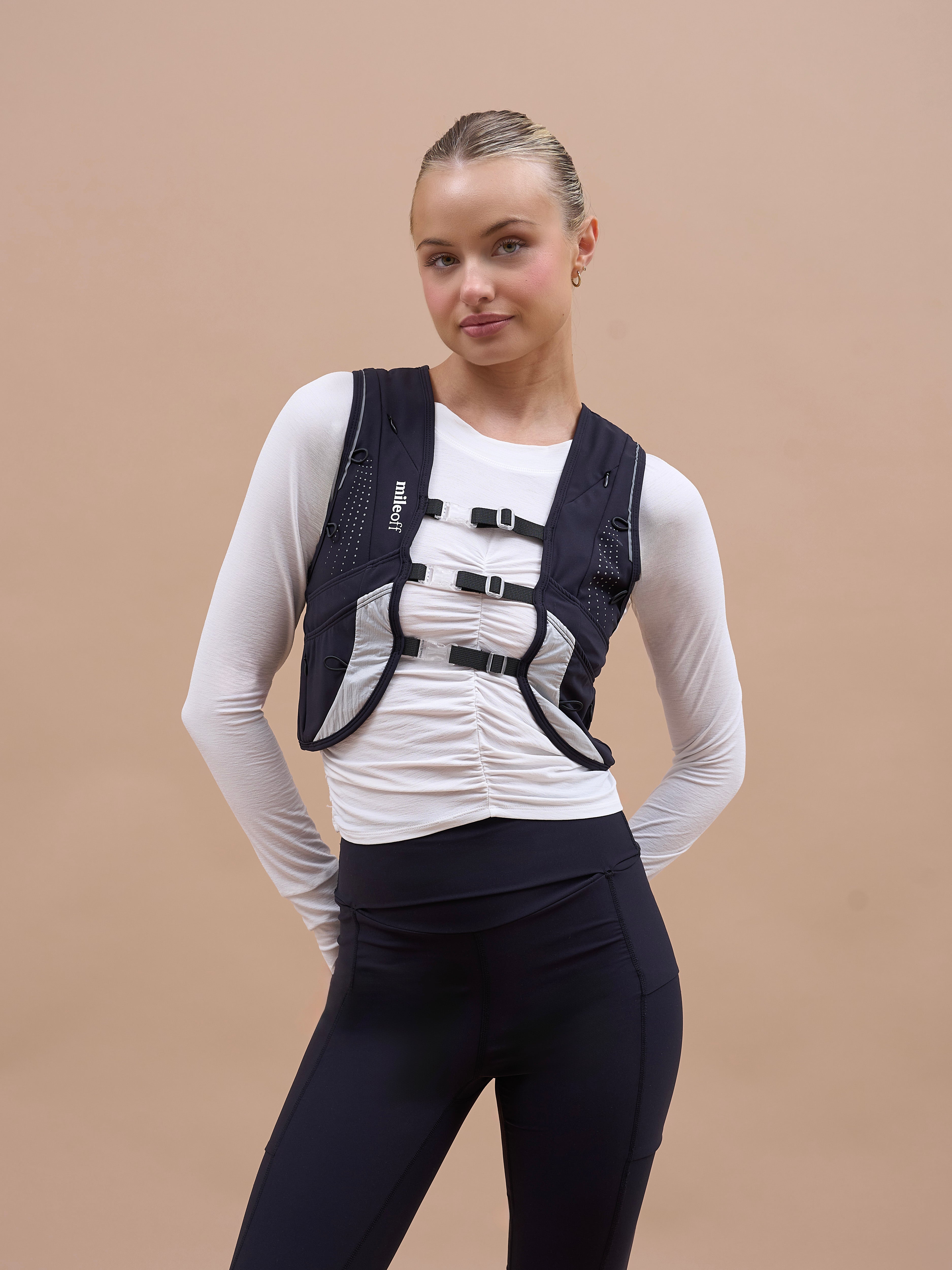 Hydration Run Vest in Black