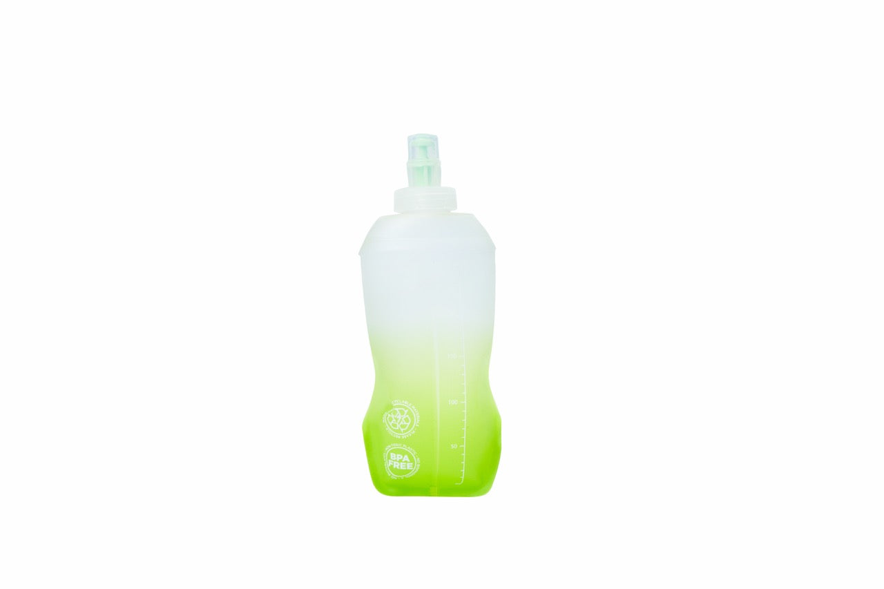 Soft Squishy Water Flask in Ombre Lime