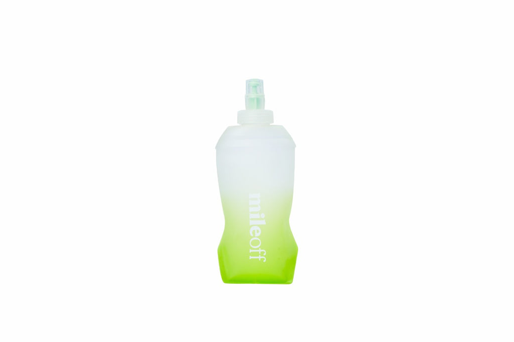 Soft Squishy Water Flask in Ombre Lime