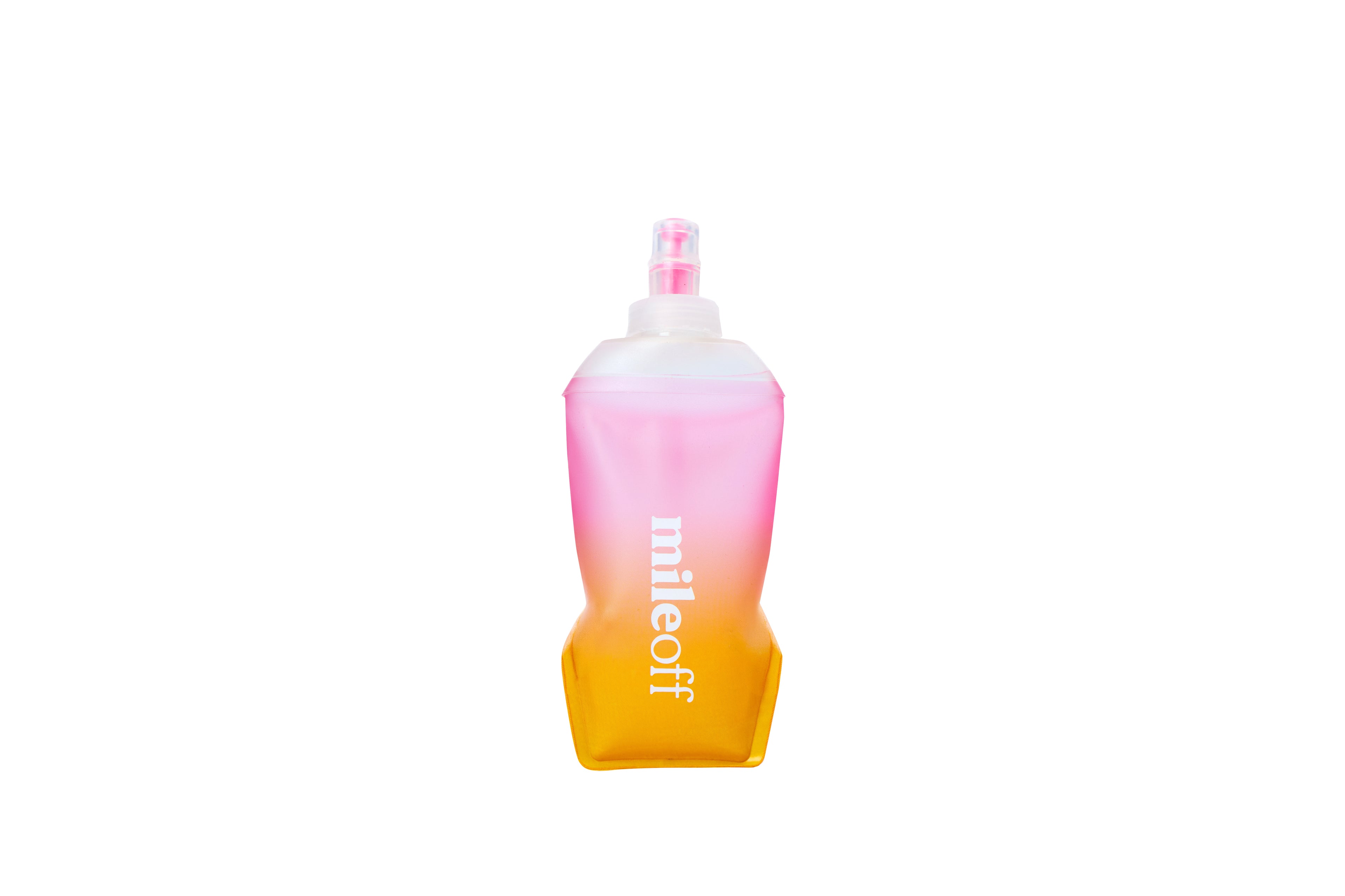 Soft Squishy Water Flask in Ombre Pink & Orange
