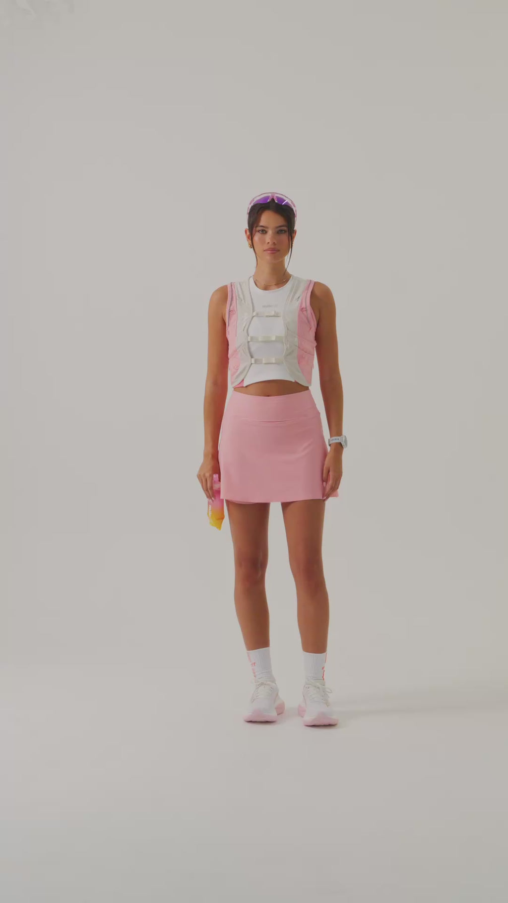 The Ultimate Run Skirt in Strawberry Cream
