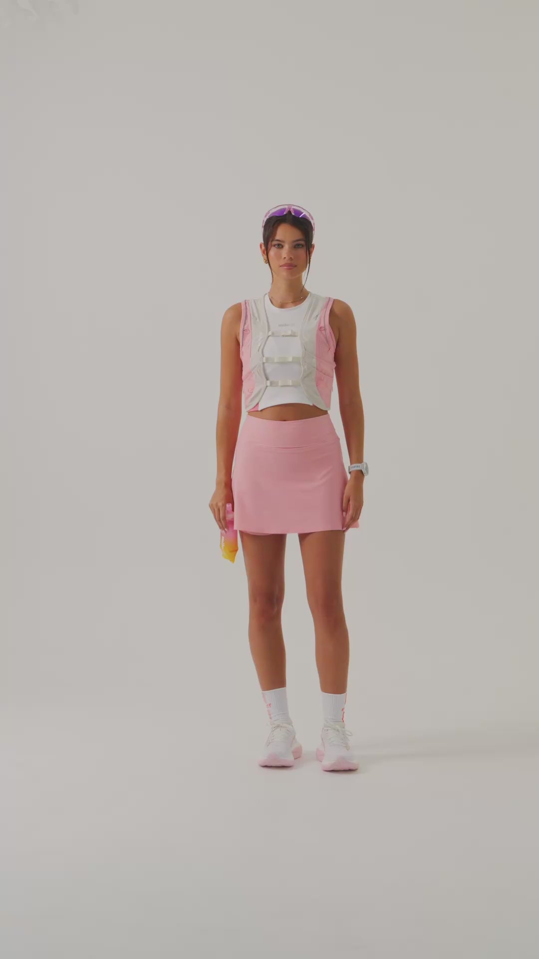 The Ultimate Run Skirt in Strawberry Cream